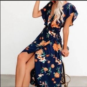 Vici Dolls Up past midnight Wrap dress